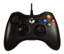 Comprar Controlador de videojuegos Xbox 360 con joystick Xbox 360 con cable y PC, color negro