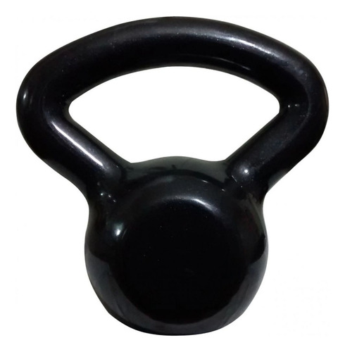 Peso Kettlebell 16 Kg Emborrachado Preto