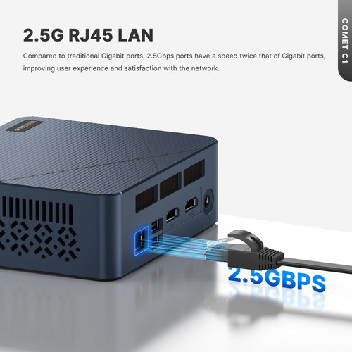 Mini Pc C1 Windows 11 Pro, 16gb Ram, 512gb Ssd, 4k Triple Mo