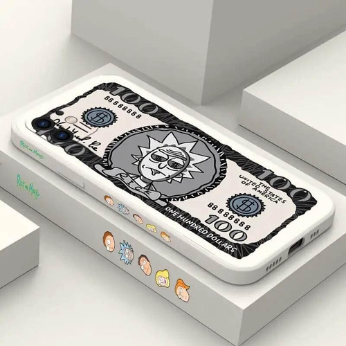 Funda Silicona Rick & Morty Para iPhone Todas Las Versiones
