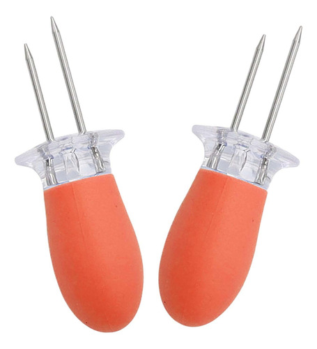 3 X 2 Piezas De Brochetas De Maíz De Acero Inoxidable,