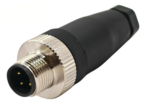 Conector Para Sensor M12 4 Pinos Macho Reto Pg7 Novo Com Nf