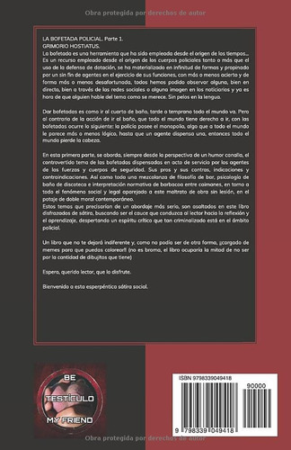 Grimorio Hostiatus: La Bofetada Policial (edición En Español