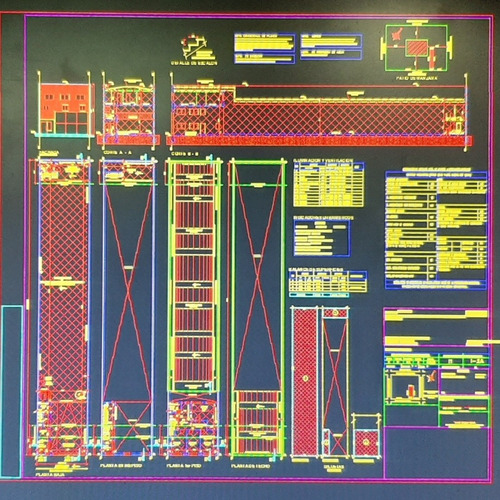Planos, Proyecto, Planos De Casas, Habilitación, Autocad