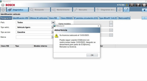 Imagen 8 de 9 de Soporte Técnico Y Actualización De Scanner Bosch Kts