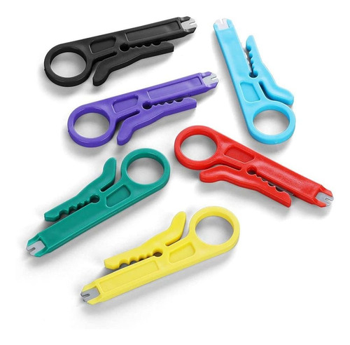 Paquete De 6 Mini Pelacables Crimper Alicates Crimping Tool 