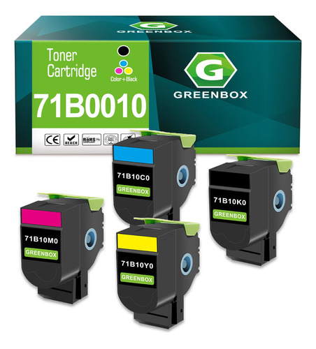 Greenbox Remanufactured Toner Cartridge Replacement For Lex.