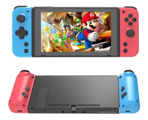 Imagen 4 de 4 de Controles Nintendo Swith Joycon Inalámbrico Par Azul Rojo