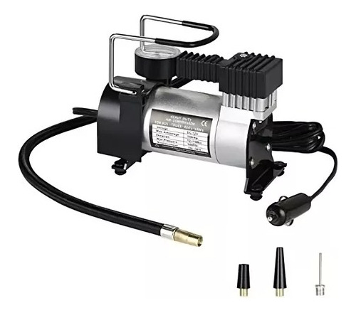 Compresor De Aire Cubierta Auto Camioneta 12v Metal Va037