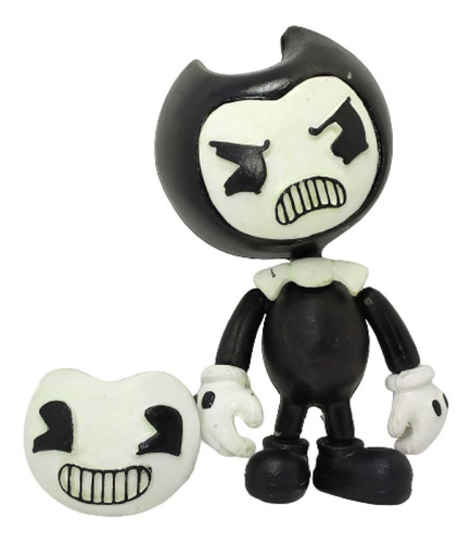 Juguete Bendy Ink Machine Figura Blanco Brilla Oscuridad En