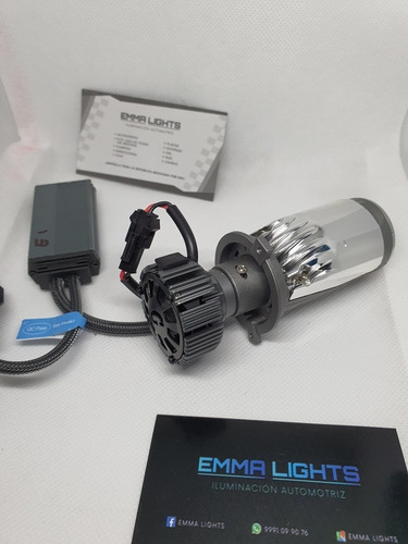 Kit Lupa H4 Super Brillante Excelente Corte De Luz 12000 Lum