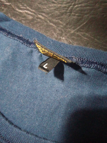 Remera Uniforme Sagrada Familia. Usada. Talle L Azul Lisa L (Usado)