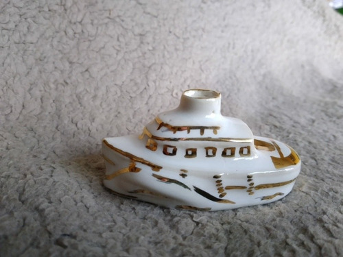 Adorno Barquito Ceramica