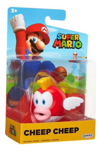 Figura De Cheep-cheep De 6 Cm Nintendo Super Mario