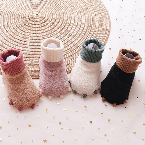 1 Par De Calcetines De Invierno Para Bebés, Cálidos E Invern