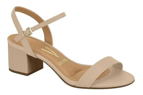 Sandalias De Taco Cuadrado Bajo Vizzano