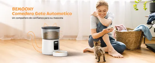 Comedero Automático Programable Mascotas Con Timer Y Audio