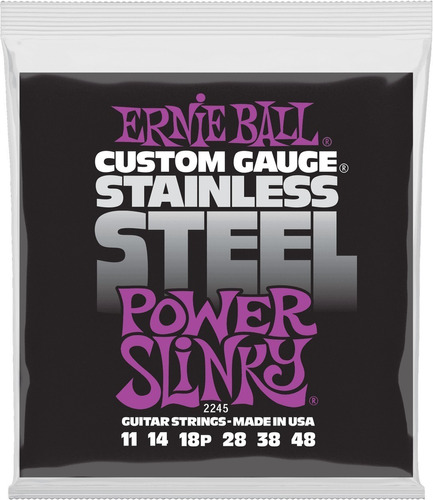 Encordoamento Ernie Ball Guitarra Stainless Steel 2245 011