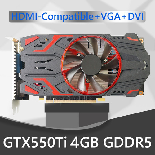 Tarjeta Gráfica Para Computadora Gtx 550ti 4gb Gddr5 128bit