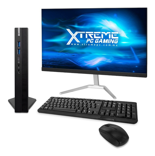 Xtreme Mini Pc Amd Radeon Vega 11 Ryzen 5 8gb Ssd Monitor 22
