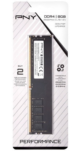 PNY Performance MD8GSD42666 1 8 GB - Negro