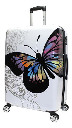 Equipaje World Traveler Butterfly, 24 Pulgadas