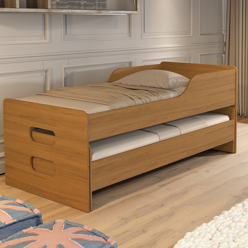 Cama Bicama Solteiro Reforçada Com Colchões D20 Inclusos