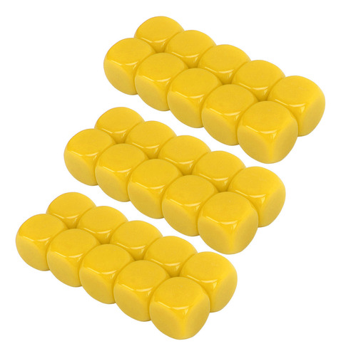 Juego De Dados De 6 Caras, 30 Unidades, Cubos Redondeados De