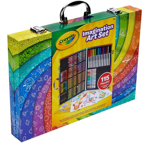 Set De Arte Crayola 115 Piezas Marcadores Crayones Xchws C