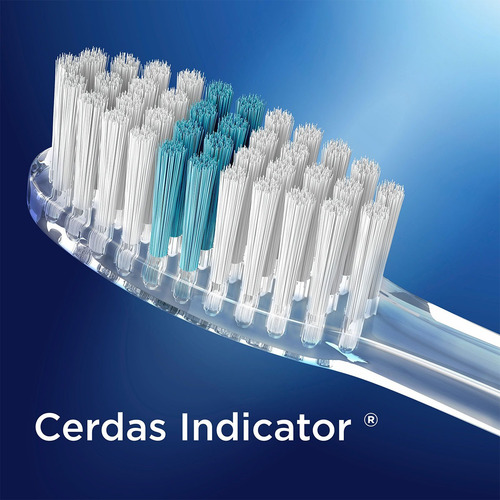 Cepillo De Dientes Combate Placa Oral-b Indicator 2 Unidades Azul