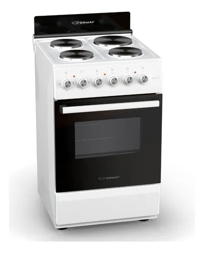 Cocina Eléctrica Ormay 4 Hornallas Nova Blanca 60cm