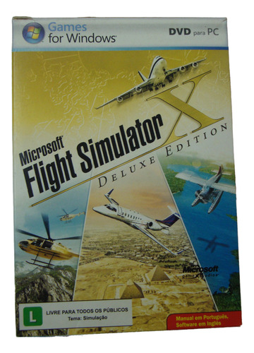 Flight Simulator X 2006 Deluxe Edition. Games For Windows. (Usado)