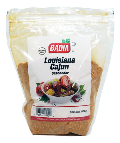 Sazonador Cajun Lousiana Badia 992.2g  Bolsa Cajun Econopack