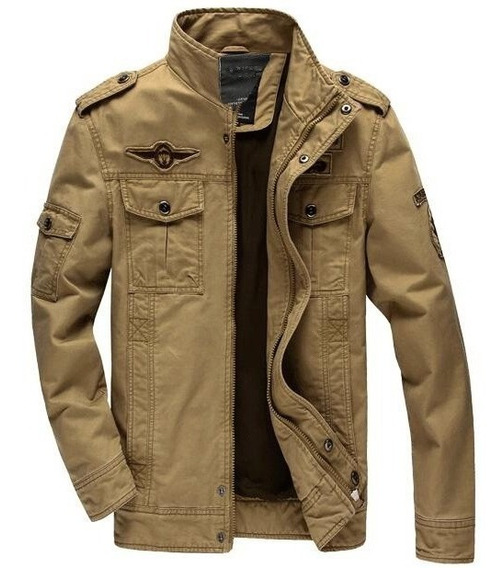 jaqueta de lona masculina