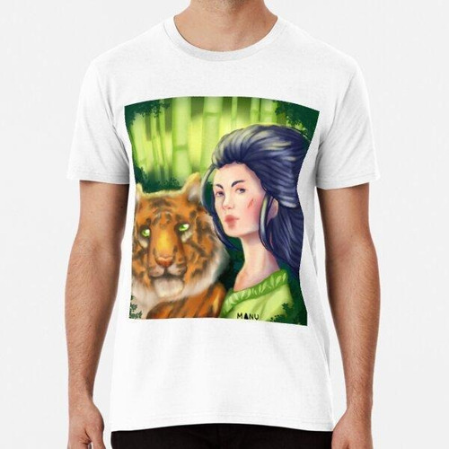 Remera El Tigre Y La Chica Algodon Premium