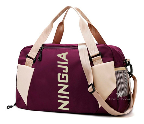 Bolsa Transversal Trabalho Academia Espaçosa Cores Cor Roxo