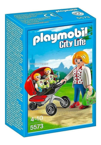 Playmobil Mama Con Gemelos 5573 Original Scarlet Kids