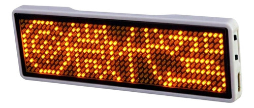 Letrero Led Programable Para Coche, Cartelera, Naranja