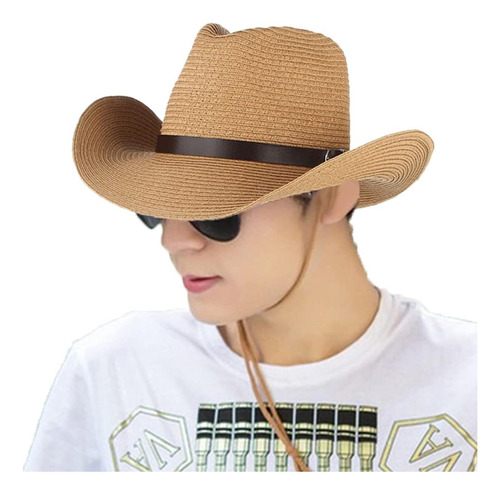 Sombrero De Vaquero De Paja Unisex, Sombrero De Panamá, Somb