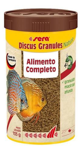 Ração Sera Discus Granules Nature 105g