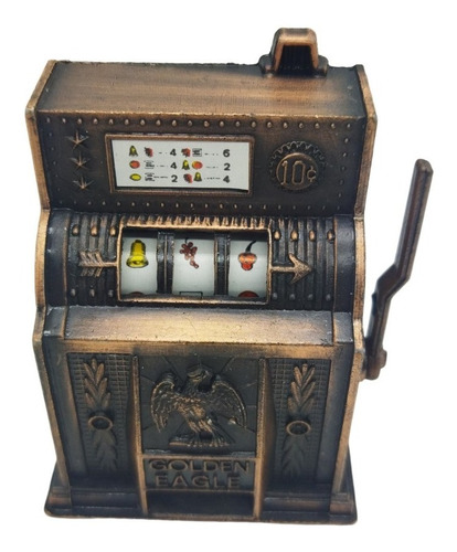 Apontador Metal Caça Niquel Slot Machine Coleção Die Cast