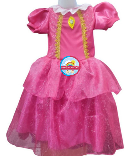 Disfraz Princesa Peach De Mario Bros