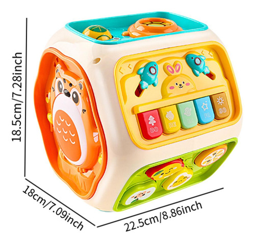 Cubo De Tambores De A Mano Para Niños Cubo Fine Motor