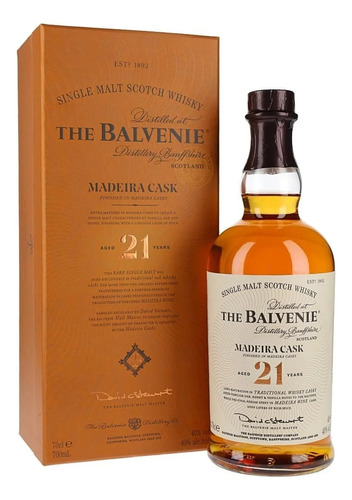 Whisky The Balvenie 21 Años Madeira Cask 40% 700 Ml