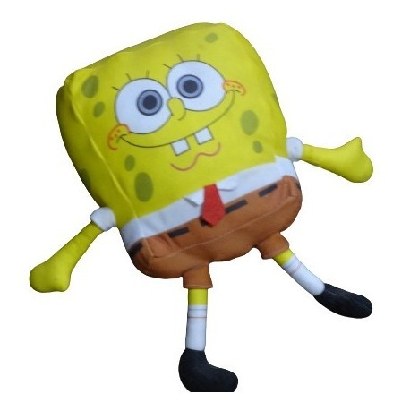 Boneco Bob Esponja Em Espuma Usado (Usado)