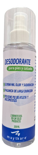 Desodorante 2en1 Pies Y Calzado Spray Maytkare