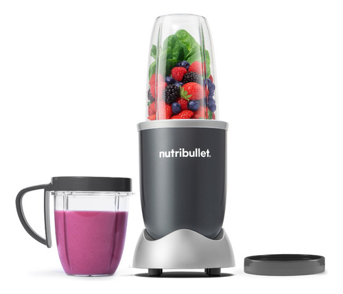 Nutribullet 600w Procesador De Alimentos Gris 6 Pcs