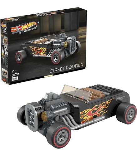 Hot Wheels/mega Construx Coll Rodder/juego De Construcción 