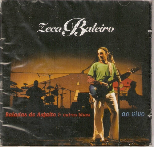 Cd Zeca Baleiro - Baladas Do Asfalto E Outros Blues Ao Vivo