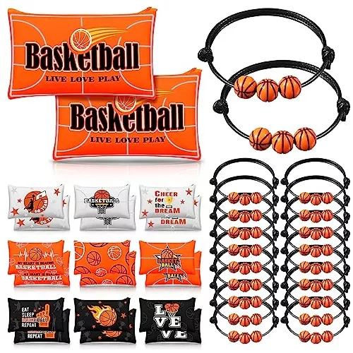 Bolsas de regalo de baloncesto de 20 piezas, temática deportiva